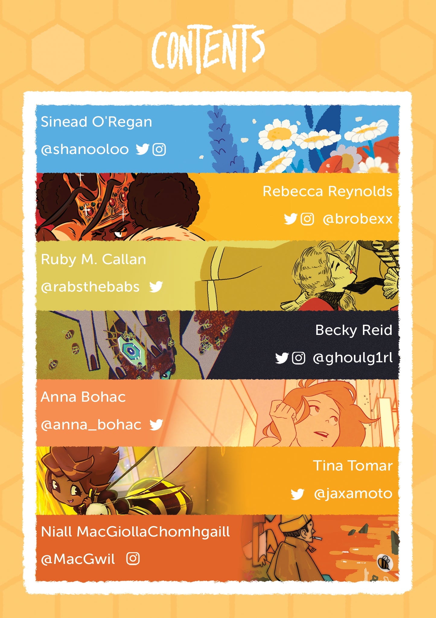 Studio_Meala_Digital_Zine_001_Bees_Table_Contents_01